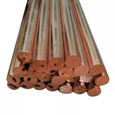 C10200 180mm 200mm قضيب نحاسي نقي كامل صلب ISO9001 JIS ASTM