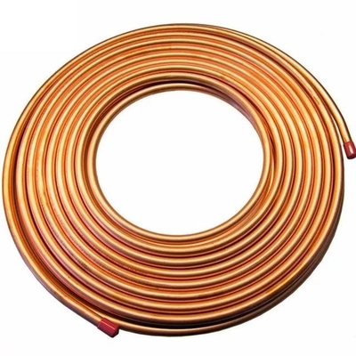 ASTM B280 C12200 C2400 أنابيب النحاس النقي أنبوب لفائف النحاس فطيرة