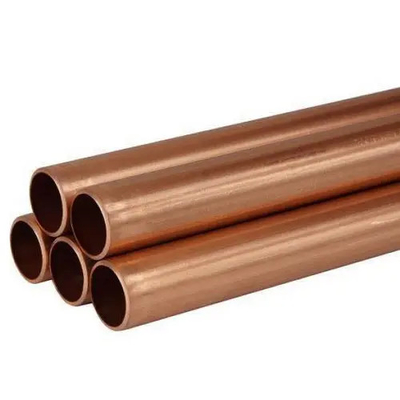 أنابيب لفائف نحاسية مستقيمة نقية C11000 C12200 0.8mm / 1mm