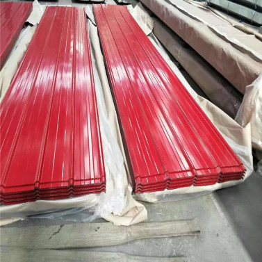 ASTM A653M صفيحة الفولاذ المغلفة الصفيحة المموجة للبناء